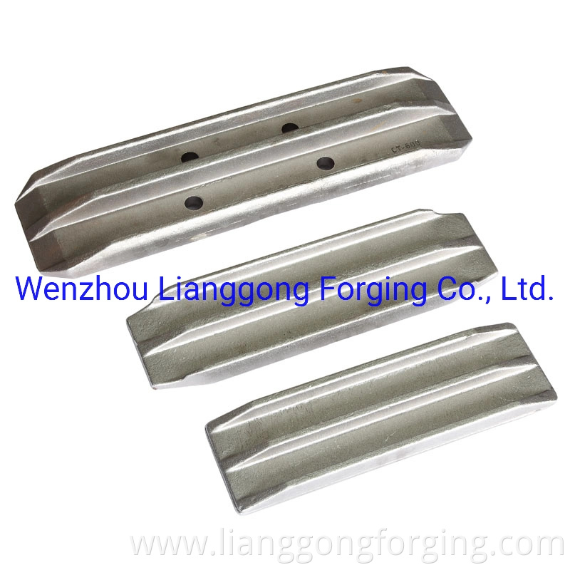 Customized Forged Excavator Undercarriage Track Pad, Crawler Crane Track Shoes